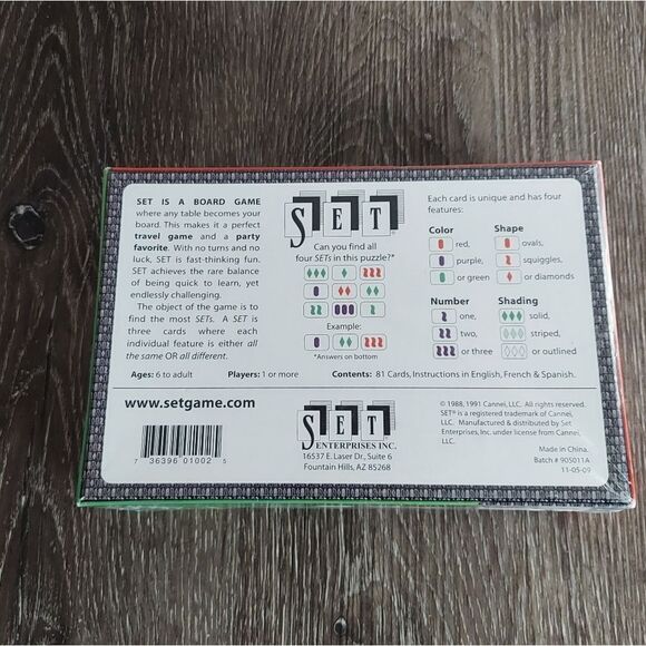 SET The Family Game of Visual Perception - Picture 2 of 3